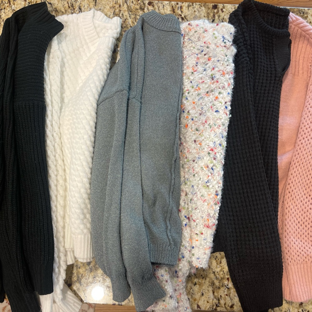 Bulk- 6 SHEIN sweaters size small